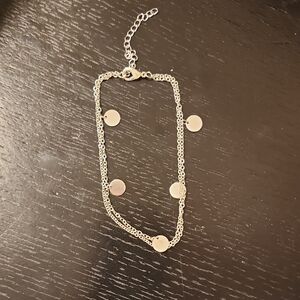 Elegant Silver Disc Bracelet